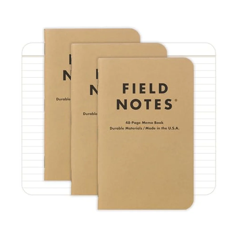Field Notes Original Kraft Memo Books, 3-Pack