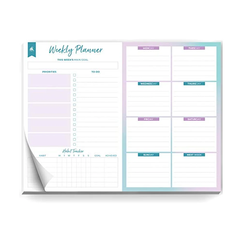 Clever Fox Weekly Desk Planner Pad