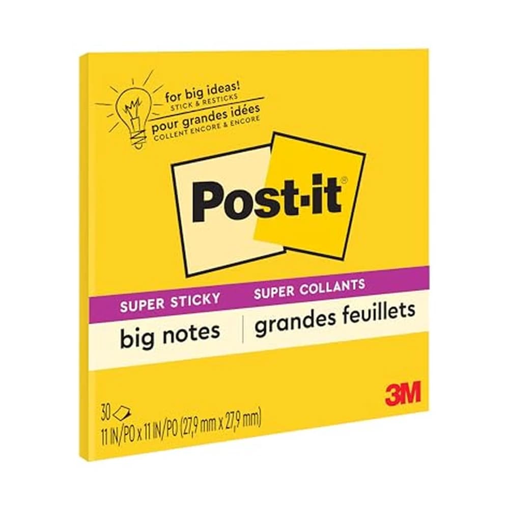 Post-it Super Sticky Big Notes, 11 x 11 Inches