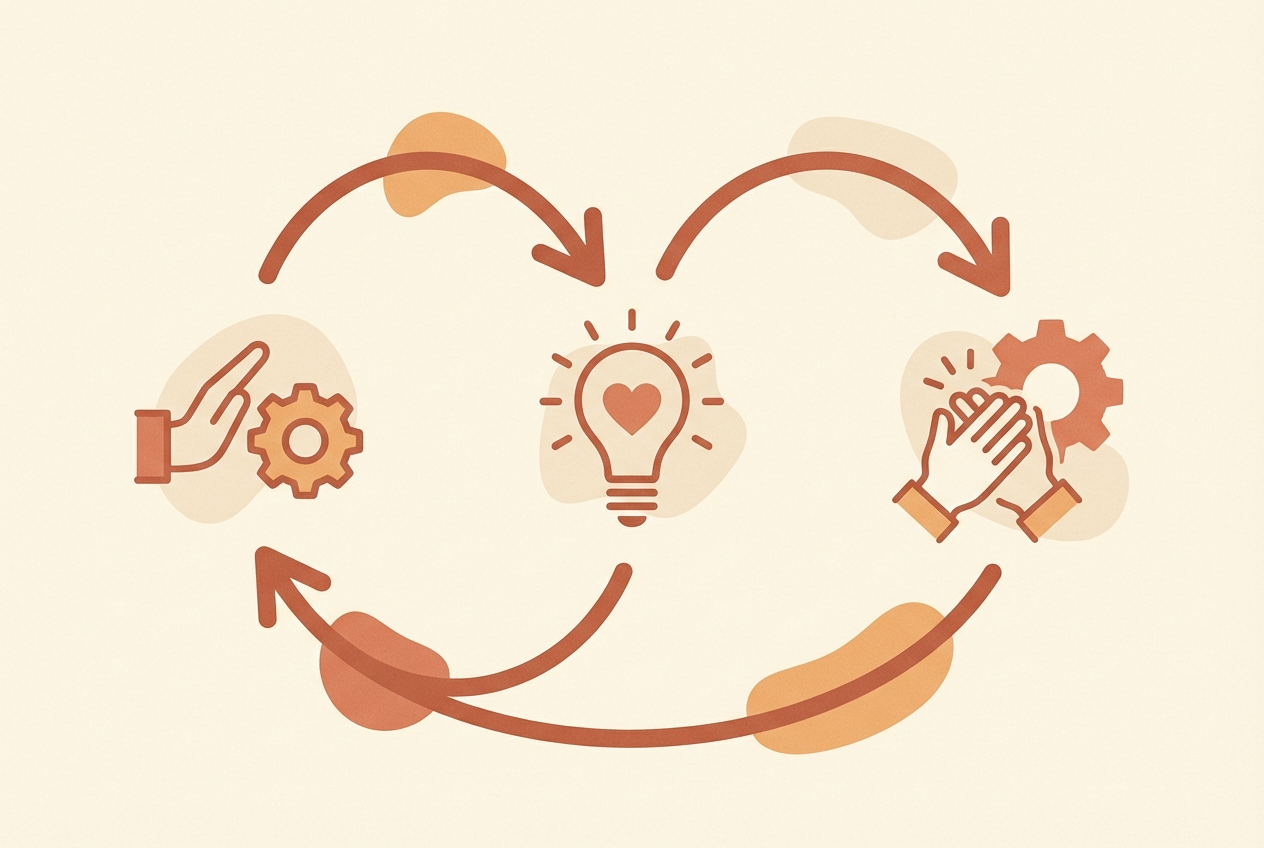 Action creates motivation, not the other way around